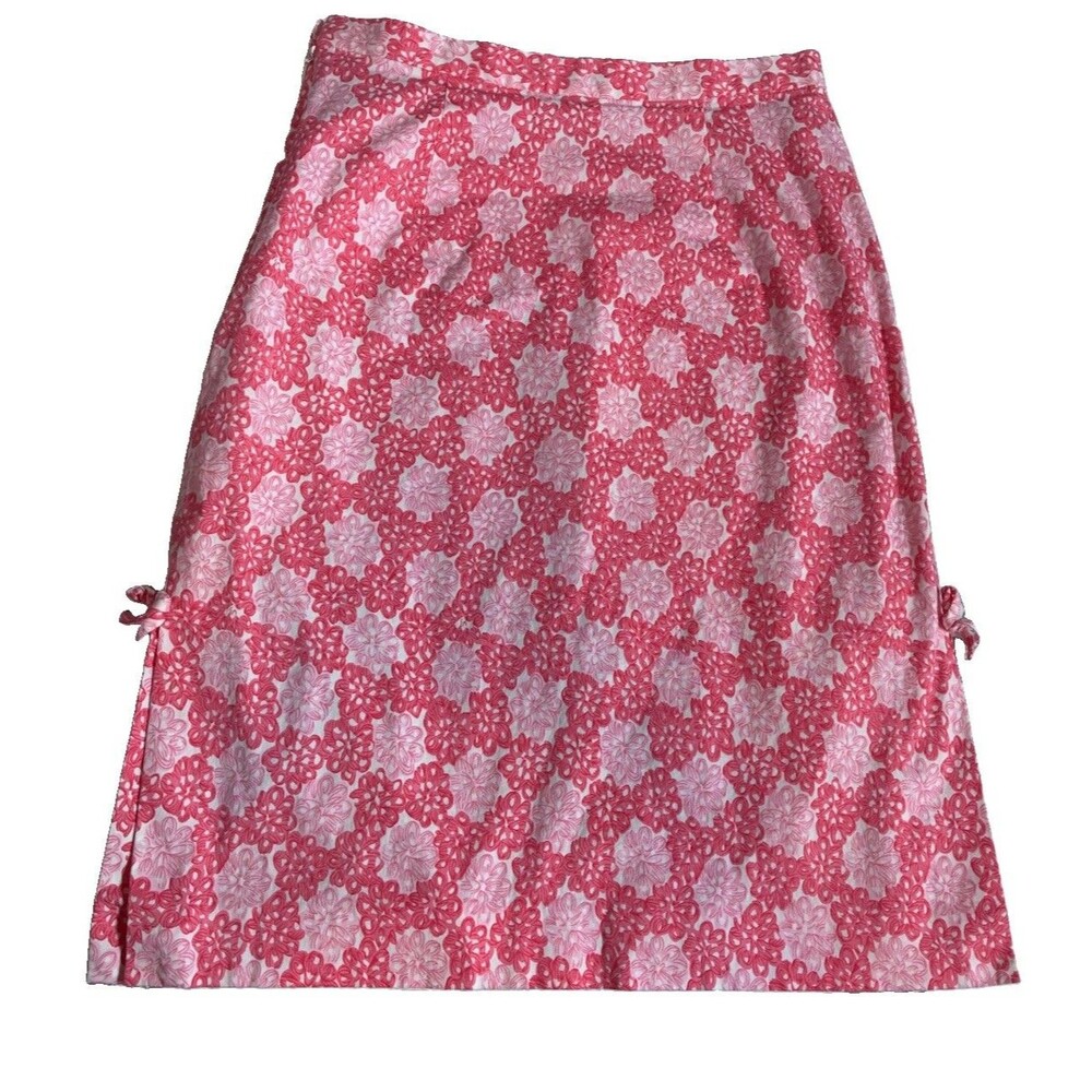 TIBI Women’s Pink Floral Skirt Size 2